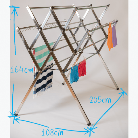 large clothes horse, dryer huge capacity
