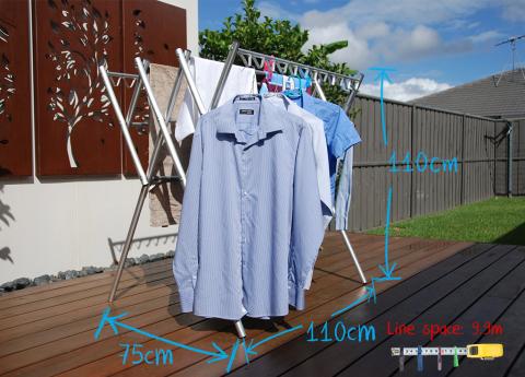 portable lightweight clothes horse, dryer huge capacity