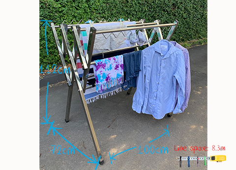 portable lightweight clothes horse, dryer huge capacity