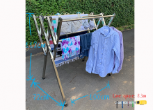 Mini portable lightweight clothes airer